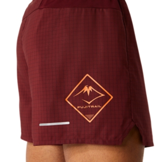 FUJITRAIL LOGO SHORT ANTIQUE RED/BRIGHT ORANGE