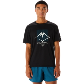 MEN'S FUJITRAIL LOGO SHORT SLEEVE TOP | Performance Black | T-Shirts ...