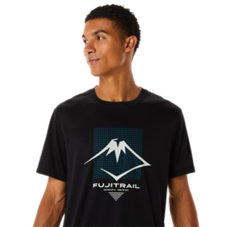 MEN'S FUJITRAIL LOGO SHORT SLEEVE TOP | Performance Black | T