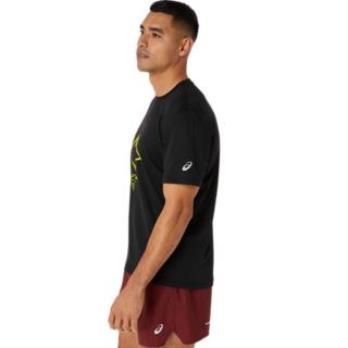 MEN'S FUJITRAIL LOGO SHORT SLEEVE TOP | Performance Black/Antique