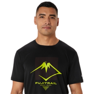 FUJITRAIL LOGO SS TOP PERFORMANCE BLACK/ANTIQUE RED/NEON LIME