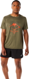 FUJITRAIL LOGO SHORT SLEEVE TOP | Green | T-Shirts & Tops ASICS