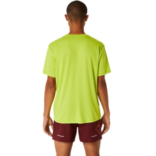 MEN\'S FUJITRAIL LOGO SHORT SLEEVE TOP | Neon Lime/Br.Orange/Performance  Black | T-Shirts & Tops | ASICS