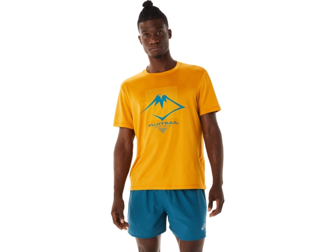 MEN'S FUJITRAIL LOGO SHORT SLEEVE TOP | Sandstorm | T-Shirts