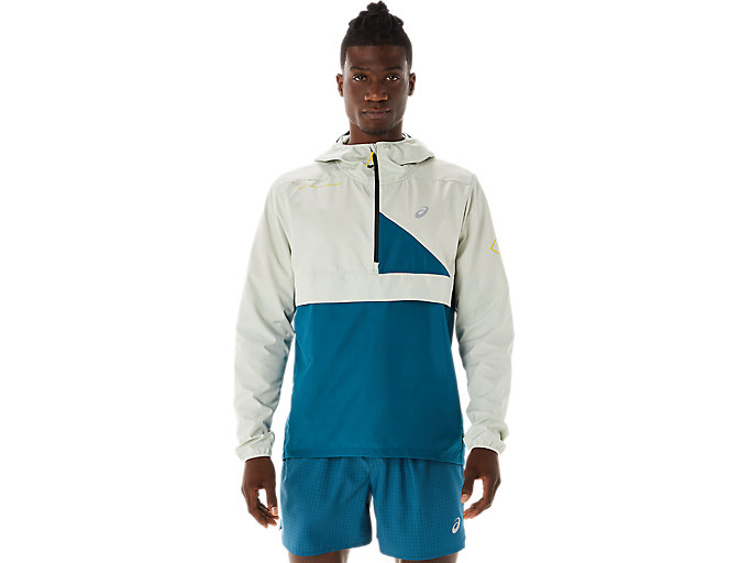 Image 1 of 12 of Hombre Ink Teal/Light Sage FUJITRAIL ANORAK Chaquetas y chalecos para hombre