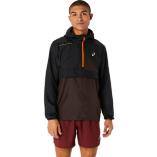 FUJITRAIL ANORAK PERFORMANCE BLACK/DARK AUBURN