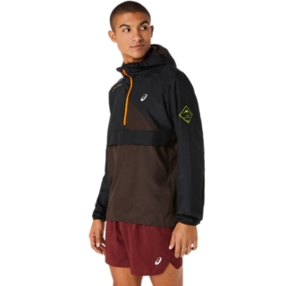 FUJITRAIL ANORAK PERFORMANCE BLACK/DARK AUBURN