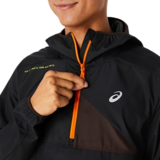 FUJITRAIL ANORAK PERFORMANCE BLACK/DARK AUBURN