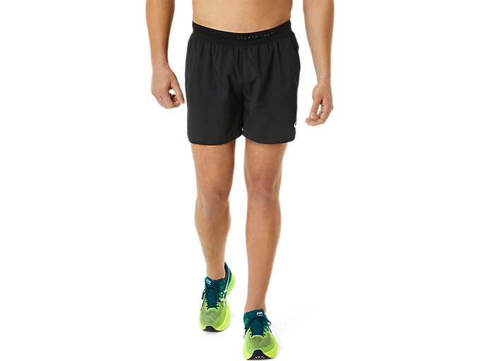 Image 1 of 8 of Men's Performance Black VENTILATE 5IN SHORT Men's Running & Sports Shorts