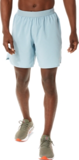 asics road 7in short