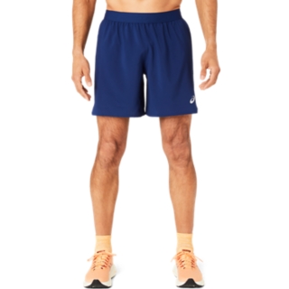 ASICS Road 7 Shorts Large Blue Expanse