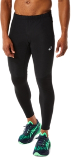 MEN'S WINTER RUN TIGHT, Performance Black, Pants & Tights