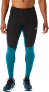 MEN'S WINTER RUN TIGHT, Velvet Pine/Performance Black, Pants & Tights