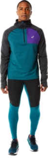 ASICS Running tights WINTER RUN in dark green