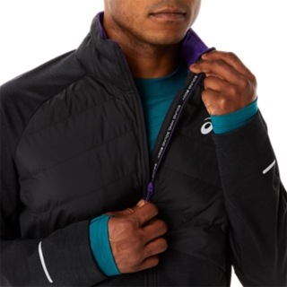 MEN S WINTER RUN JACKET Performance Black Heather Perform. Black