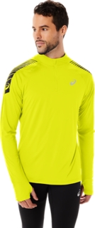 Men\'s LS 1/2 ZIP | TOP | | Long Outlet Yuzu/Performance IE Sour Tops Sleeve ASICS Black