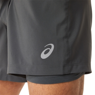 Men's SPORT WOVEN 2-IN-1 SHORT | Dark Grey | Shorts | ASICS Outlet NL