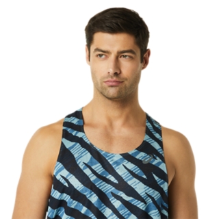 VENTILATE ACTIBREEZE SINGLET AOP | アズール／Pブラック | メンズ T