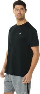 MEN\'S READY-SET LYTE SHORT SLEEVE | Performance Black | T-Shirts & Tops |  ASICS