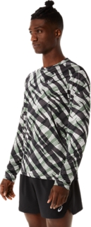 WILD CAMO LS TOP LICHEN GREEN/PERFORMANCE BLACK