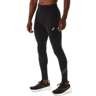 | | Men\'s UK Performance Black/Carrier ICON TIGHT ASICS Tights Leggings & Grey |