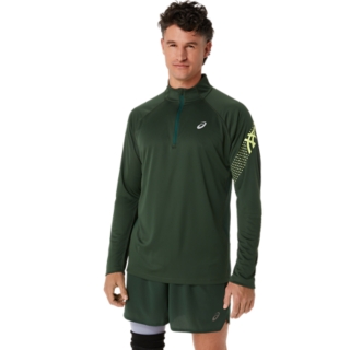 CAMISETAS RUNNING HOMBRE ICON LS 1/2 ZIP