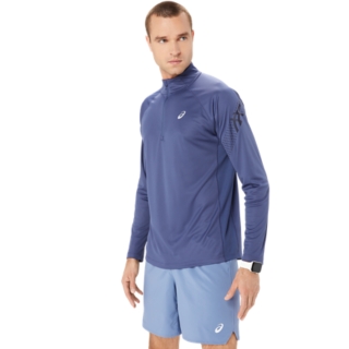 CAMISETAS RUNNING HOMBRE ICON LS 1/2 ZIP