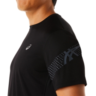 Men's SEAMLESS SS TOP, Performance Black/Carrier Grey, T-shirts de manga  curta