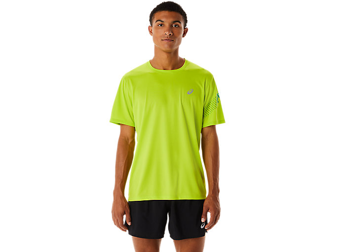 Image 1 of 7 of Homme Lime Zest/Cilantro ICON SS TOP T-shirts manches courtes hommes