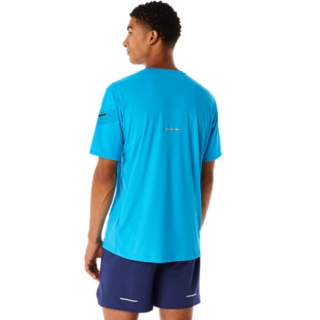 Men's ICON SS TOP, Island Blue/Performance Black, Kurzarmshirts