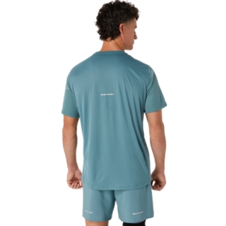 Men's ICON SS TOP | Foggy Teal/Brilliant White | Short Sleeve Tops | ASICS  Outlet CH