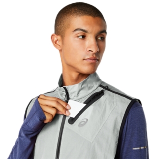 Men's METARUN PACKABLE VEST, Light Sage, Giacche E Gilet