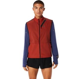 Men s METARUN PACKABLE VEST Spice Latte Jackets Vests