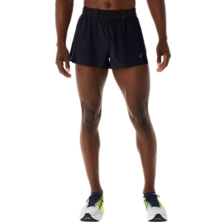 SPLIT SHORT ASICS | METARUN | MEN\'S Black Shorts | Performance