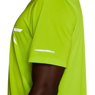 Men's SPORT RUN TOP, Lime Zest, Manga Curta T-Shirt