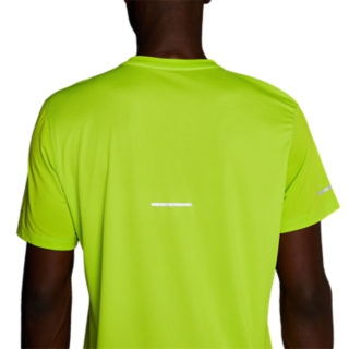 Men's SPORT RUN TOP, Lime Zest, Manga Curta T-Shirt