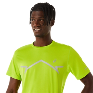 Tops UK | Sleeve Short | Outlet SS LITE-SHOW TOP Lime Men\'s ASICS Zest |