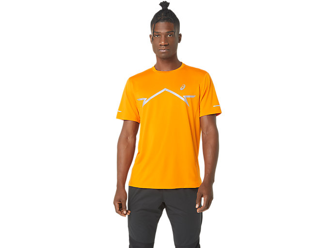 Image 1 of 6 of Homme Bright Orange LITE-SHOW SS TOP T-shirts manches courtes hommes