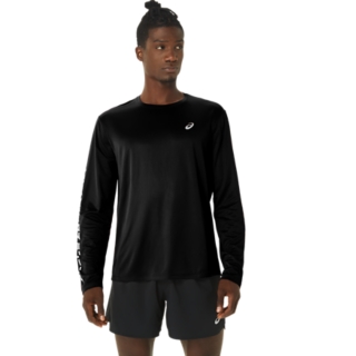 Men\'s KATAKANA LS TOP | Long Shirts Sleeve | | Black Performance ASICS UK