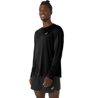 Men's KATAKANA LS TOP | Performance Black | Long Sleeve Shirts | ASICS PT