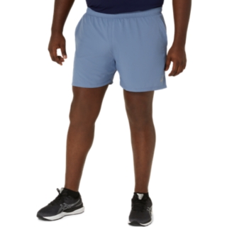 ASICS Men's Split Short Running Apparel, S, Evening Teal at  Men's  Clothing store