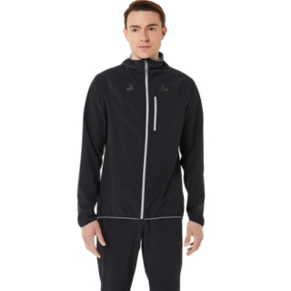 防水透湿ジャケット パフォーマンスブラック グレー メンズ アウター ベスト Asics公式通販