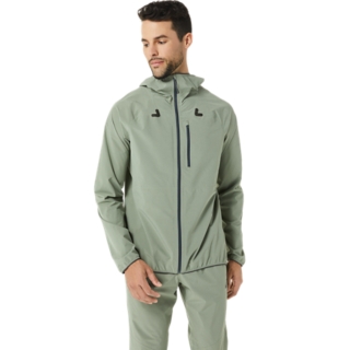 防水透湿ジャケット ライケングリーン メンズ アウター ベスト Asics公式通販