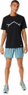 LITE-SHOW 2-N-1 5IN SHORT | ASICS | Teal/Ocean Haze Shorts Foggy 