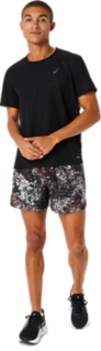 ALL OVER PRINT 5IN SHORT | Performance Black/Antique Red | Shorts | ASICS