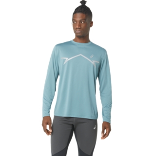 ASICS Shirts | Teal | Sleeve LONG | Long TOP SLEEVE Foggy LITE-SHOW