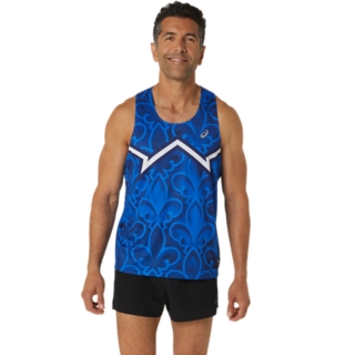 VENTILATE ACTIBREEZE SINGLET AOP | アズール／Pブラック | メンズ T