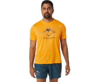 Asics t shirt fille jaune online