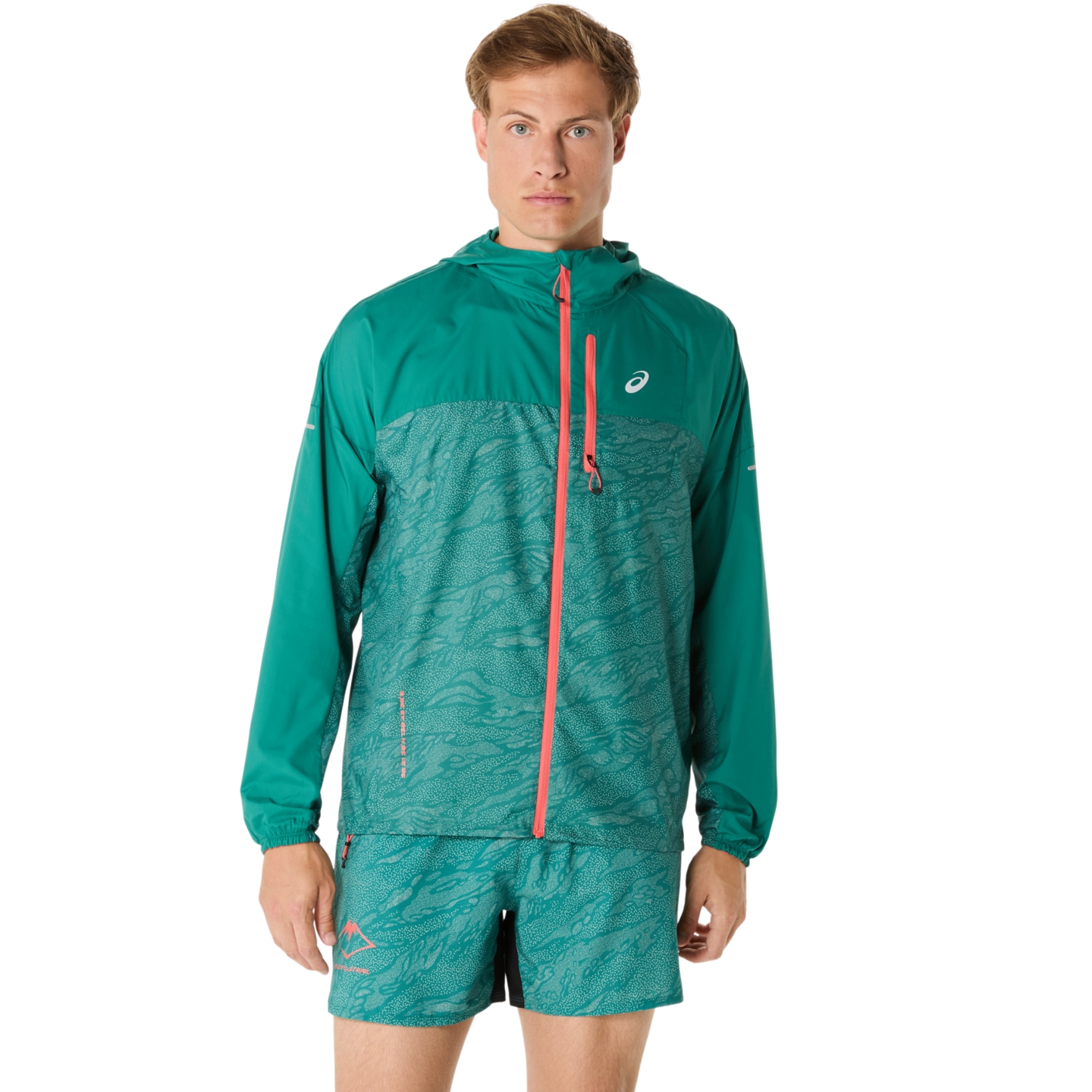 Мужская куртка ASICS Fujitrail Packable, цвет: Берёзовый — фото 1