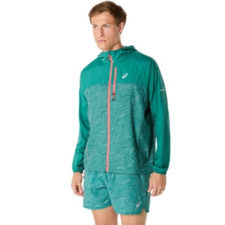 FUJITRAIL PACKABLE JACKET | Rainy Lake/Birch | Jackets & Outerwear | ASICS